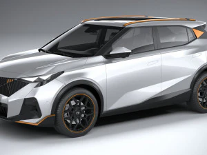 GAC GS3 2023R Stile Modello 3D