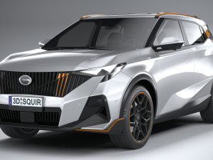 GAC GS3 2023 R Style 3D Model
