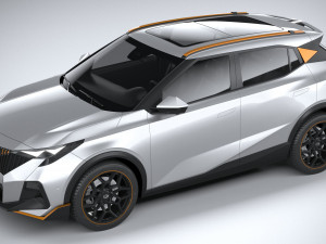GAC GS3 2023 R Style 3D Model