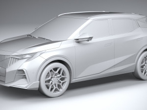 GAC GS3 2023 R Style 3D Model