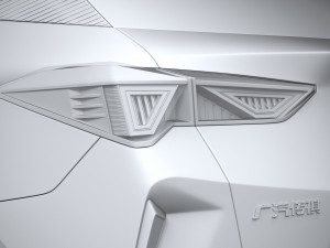 GAC GS3 2023 R Style 3D Model