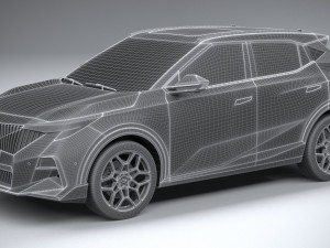 GAC GS3 2023 R Style 3D Model
