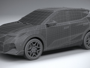 GAC GS3 2023 R Style 3D Model
