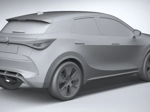 Generic Crossover v1 2022 LowPoly 3D Model