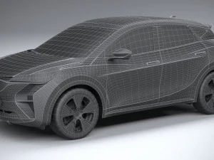 Generic Crossover v1 2022 LowPoly 3D Model