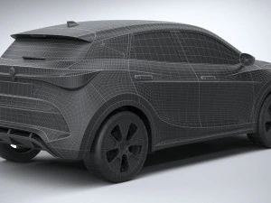 Generic Crossover v1 2022 LowPoly 3D Model