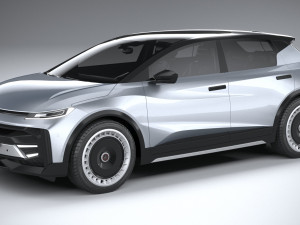 Generic Crossover v1 2023 LowPoly Modelo 3D