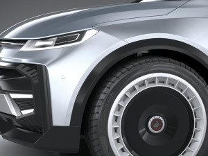 Generic Crossover v1 2023 LowPoly Modelo 3D