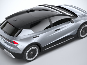 Generic Crossover v1 2023 LowPoly Modelo 3D