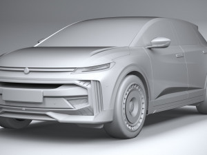 Generic Crossover v1 2023 LowPoly Modelo 3D