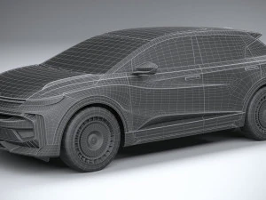 Generic Crossover v1 2023 LowPoly 3D Model