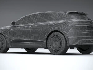 Generic Crossover v1 2023 LowPoly 3D Model