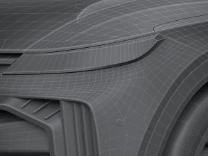 Generic Crossover v1 2023 LowPoly 3D Model