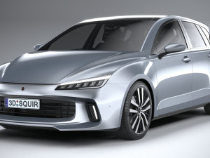 Generic Hatchback v1 2022 LowPoly 3D 模型