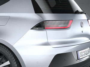 Generic Hatchback v1 2022 LowPoly 3D 模型