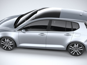 Generic Hatchback v1 2022 LowPoly 3D 模型