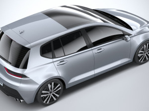 Generic Hatchback v1 2022 LowPoly 3D 模型