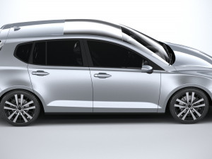 Generic Hatchback v1 2022 LowPoly 3D 模型