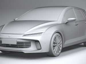 Generic Hatchback v1 2022 LowPoly 3D 模型