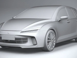 Generic Hatchback v1 2022 LowPoly 3D Model