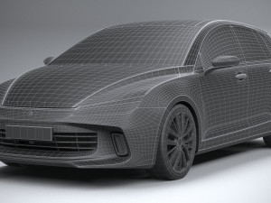 Generic Hatchback v1 2022 LowPoly 3D 模型