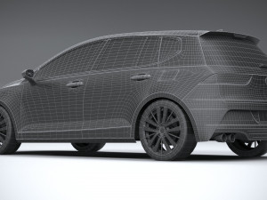 Generic Hatchback v1 2022 LowPoly 3D 模型