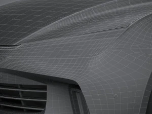 Generic Hatchback v1 2022 LowPoly 3D Model