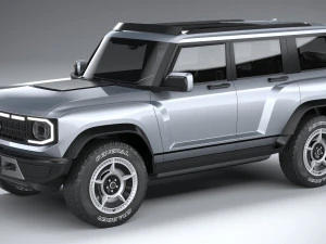 Generisches Offroad EV v1 2022 LowPoly 3D Modell