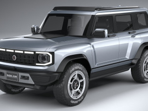 Generic Offroad EV v1 2022 LowPoly 3D Model