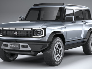 Generic Offroad EV v1 2022 LowPoly 3D Model