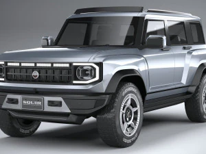 Generic Offroad EV v1 2022 LowPoly 3D Model