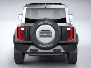 Generic Offroad EV v1 2022 LowPoly 3D Model