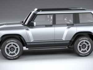 Generic Offroad EV v1 2022 LowPoly 3D Model