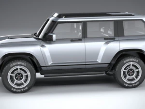 Generic Offroad EV v1 2022 LowPoly 3D Model