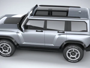 Generic Offroad EV v1 2022 LowPoly 3D Model