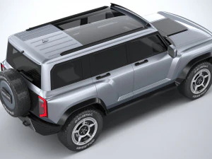 Generic Offroad EV v1 2022 LowPoly 3D Model