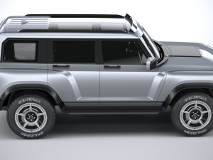 Generic Offroad EV v1 2022 LowPoly 3D Model