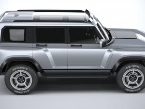 Generic Offroad EV v1 2022 LowPoly 3D Model