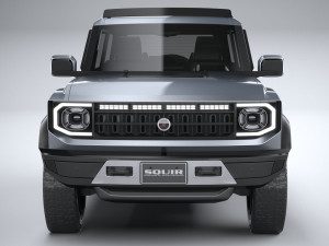 Generic Offroad EV v1 2022 LowPoly 3D Model