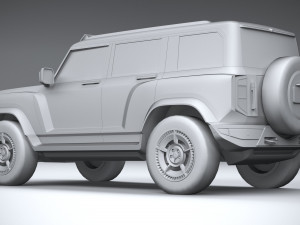 Generic Offroad EV v1 2022 LowPoly 3D Model