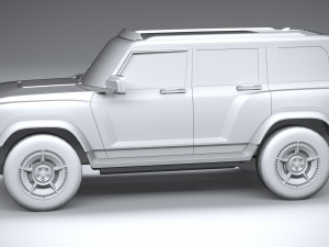Generic Offroad EV v1 2022 LowPoly 3D Model