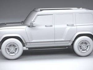 Generic Offroad EV v1 2022 LowPoly 3D Model