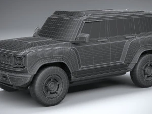 Generic Offroad EV v1 2022 LowPoly 3D Model