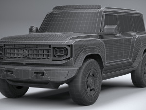 Generic Offroad EV v1 2022 LowPoly 3D Model