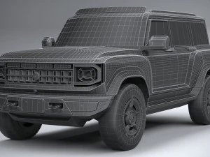 Generic Offroad EV v1 2022 LowPoly 3D Model