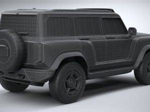 Generic Offroad EV v1 2022 LowPoly 3D Model