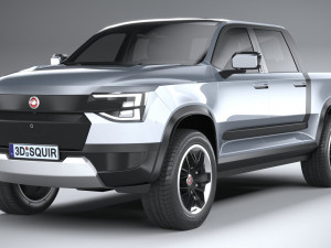 Generic Pickup v1 2023 3D Модель