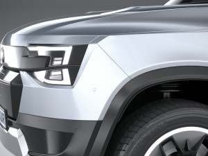 Generic Pickup v1 2023 3D Модель