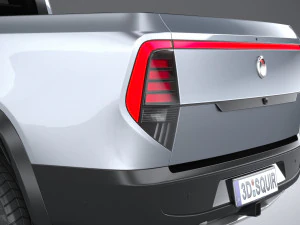 Generic Pickup v1 2023 3D Model