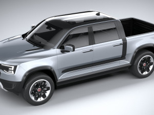 Generic Pickup v1 2023 3D Модель